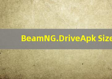 BeamNG.DriveApk Size 8 GB